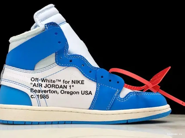 Cheap UNC Jordan Powder AQ0818-148 Off-White Blue 1 Air 0407